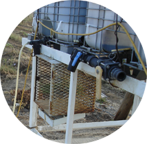 Chemigation canisters