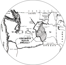 Washington state map